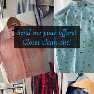 Men's Casual Shirts Collection - accepting offers!